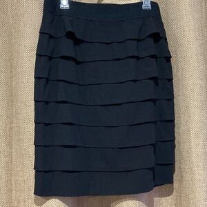 Alfani Black Tiered Pencil Skirt